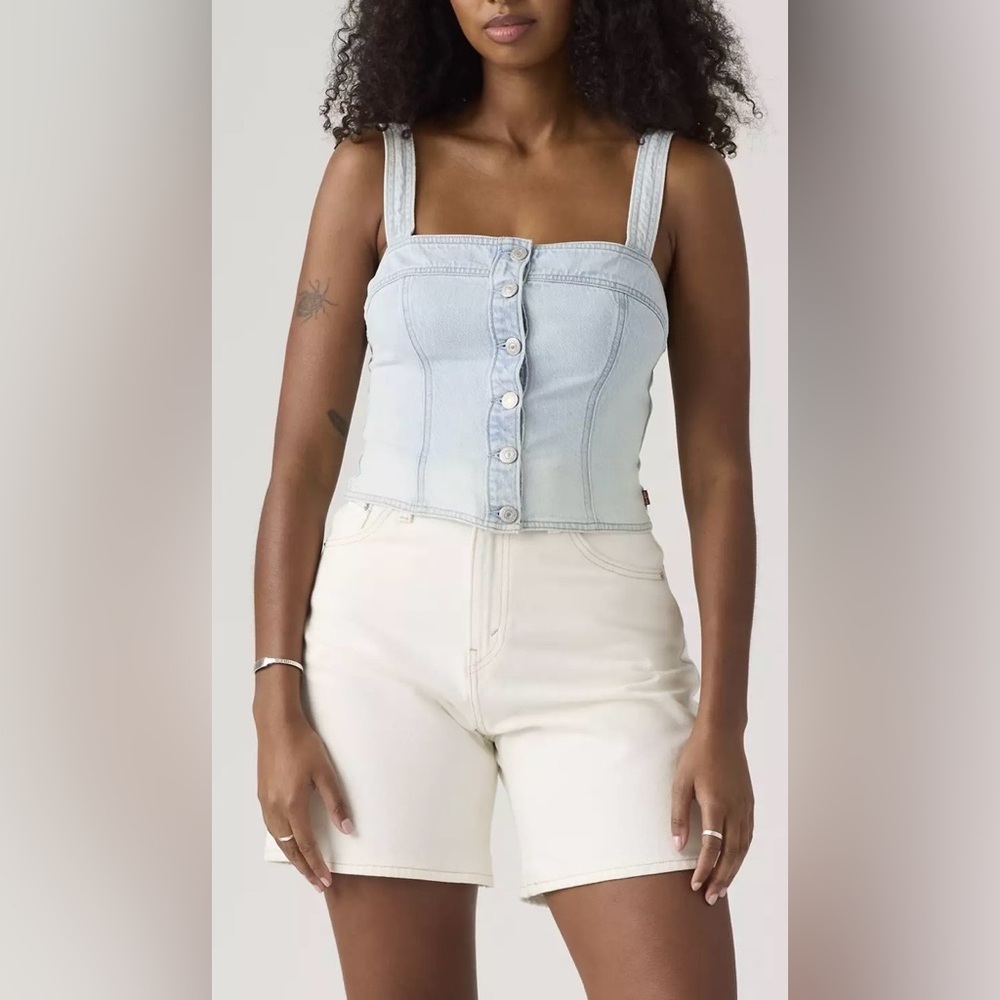 Women’s Corset Tank-Levis-Large